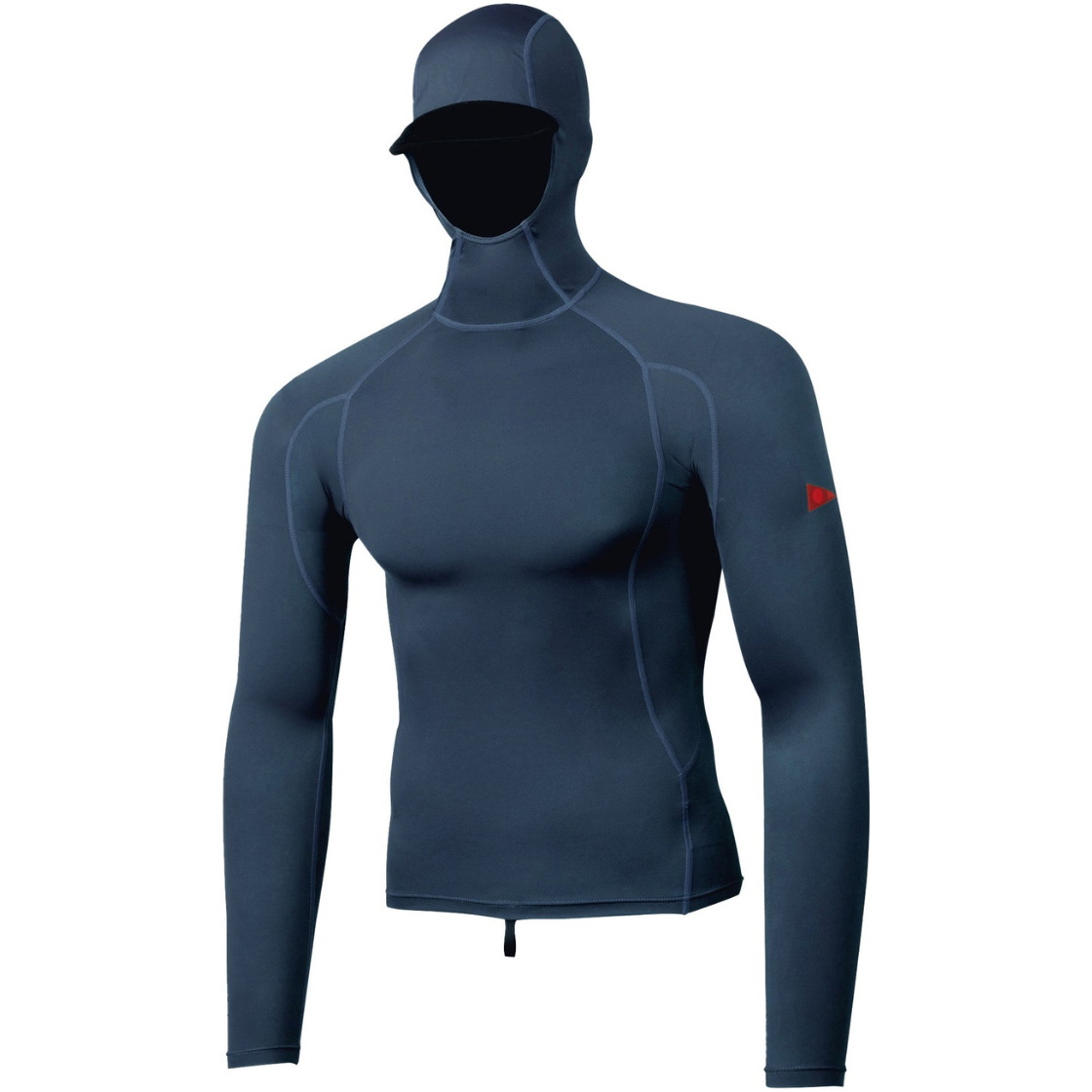 2026 Florence Marine X Mens Long Sleeve Hooded Rash Vest FMSS00030 - Dark Navy